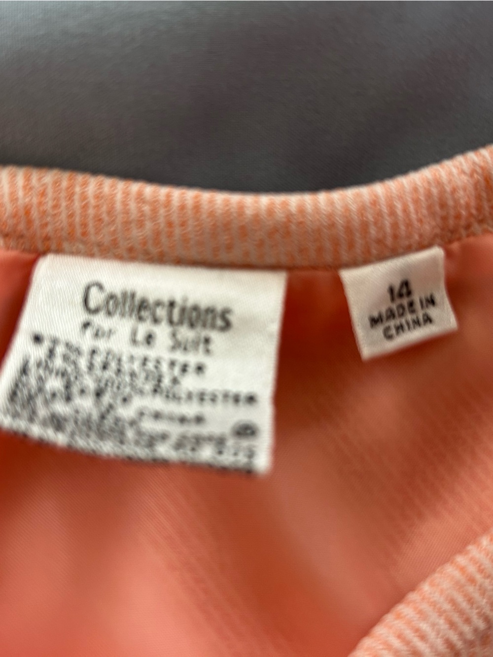 NWT - Le Suit - Light Peach Skirt with Structured Blazer - Picture 8 of 11